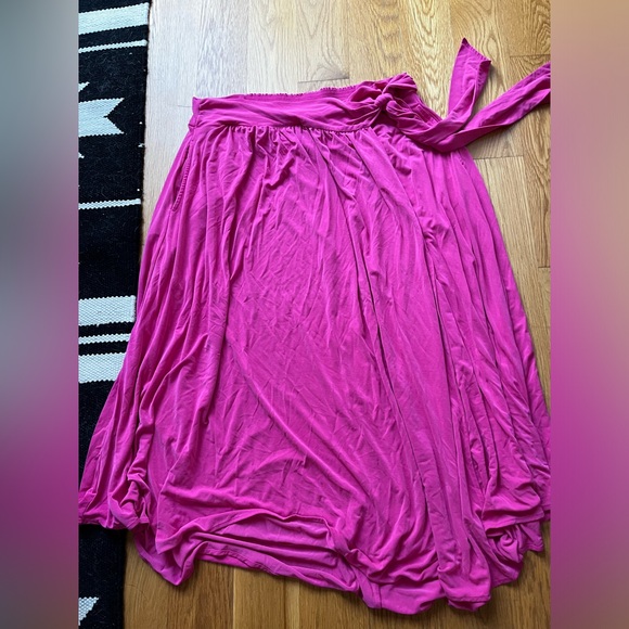 ANTHROPOLOGIE Cascade Midi Skirt, Size 2X - Picture 7 of 10